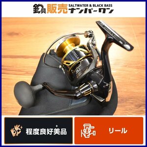 【程度良好美品☆】シマノ 19 ステラ SW 14000XG スピニングリール SHIMANO STELLA ヒラマサ ブリ キハダ キャスティング 等に（KKM_O1）