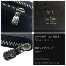 ★【新品同様!!/2022年購入】ルイヴィトン Louis Vuitton エピ ノワール 黒 ヴェルティカル ジッピーウォレット ラウンド長財布 M60965★_画像9