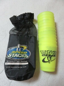 SPEED STACKS スピード スタックス WSSA オフィシャルカップ 競技用カップ12個 キャリーバッグ1個