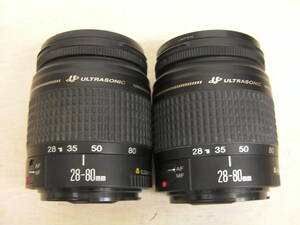 Canon キャノン◆EF28-80mm◆F3.5-5.6◆IV◆2個セット◆USED