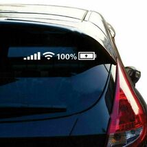 ◆充電-Wi-Fi-電波 面白ステッカー デカール◆車 バイク カバン ケースなど/定形発送 OK_画像4