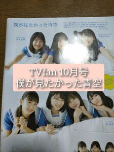 TVfan 10月号 僕が見たかった青空