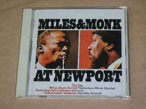 マイルス＆モンク・アット・ニューポート　/　Miles Davis　/　CD