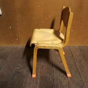 レトロ 学校 幼稚園 椅子 チェア/アンティーク ビンテージ ヴィンテージ イス 子供 木製の画像7