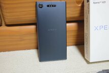 美品 SONY Xperia XZ1 Softbank Moonlit Blue SIMロック解除済み_画像3