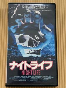 未DVD化 VHSナイトライフ NIGHT LIFE アスミック 青春ゾンビホラー　クレイグリアドン スコットグライムズ