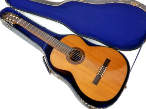 504【売切り】 Niibori Guitar 新堀ギター No.293.841 クラシックギター ケース付き 現状品