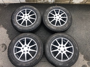 ヨコハマ　スタッドレスタイヤ　ice GUARD iG60 195/65r/15 30系プリウス　アルミホイール付き　4本セット　