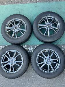 美品　スタッドレス　ホイールセット　165/70R14 WEDS NIRVANA PCD100 ニルヴァーナ　ウェッズ　4H×100 4本セット