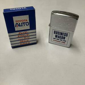  昭和 当時物 80‘ s トヨタオート ライトエース ビジネスワゴン SW オート店オイルライター ZIPPO ジッポータイプ 