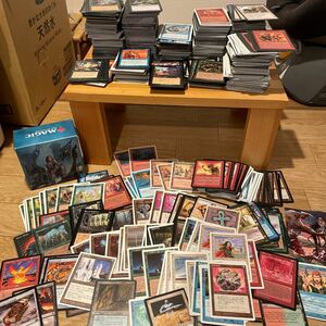 mtgマジックザギャザリング　ケース付き　大量セット 古いカード　ジャンク　引退　レア　