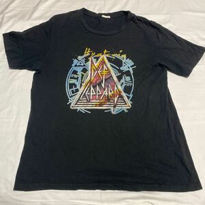 k48 GU T def leppard Tシャツ サイズXL表記 バングラデシュ製