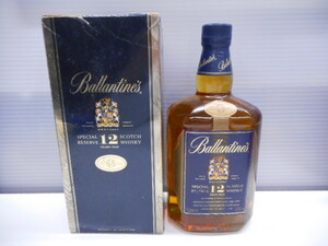 未開栓 バランタイン ゴールドシール 12年 Ballantine's GOLD SEAL SPECIAL RESERVE SCOTCH WHISKY 1000ml 43％ 箱付き