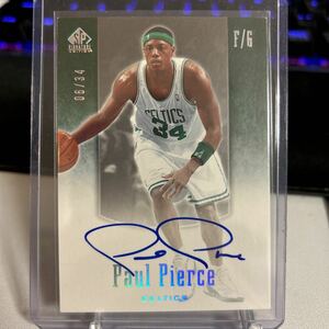 NBAカード　Paul Pierce 直書きauto 34シリ