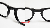 1960s ナイロン製ビンテージBLACK眼鏡フレーム Criss 黒NYLON ブラック Vintage アメリカ製 USA希少ウエリントンメガネ_画像9