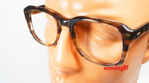 LIBERTY リバティオプティカル 1960s マーブルアンバーセル Marble Amber ビンテージ眼鏡フレーム Vintage 稀少ウエリントン型メガネ USA_画像5