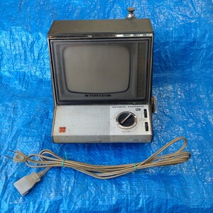 【 レトロ 】ナショナル トランジスタテレビ TR-600 通電確認済 NATIONAL TRANSISTOR TV 中古品 現状渡し 昭和レトロ 1960年代