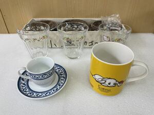 RM6319 昭和レトロ　ハローキティ キティ サンリオ　グラス POSY CUP デミタスカップ コーヒー 他 1202