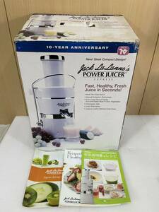 RM6489 POWER JUICER パワージューサーエクスプレス MT-1020-2-WH 通電確認済 1218