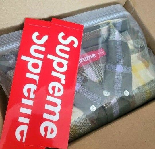 Supreme Plaid Flannel Shirt 2023fw グリーン シュプリーム