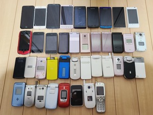 スマホ 携帯電話 40台セット ジャンク品 まとめ売り 動作未確認♪