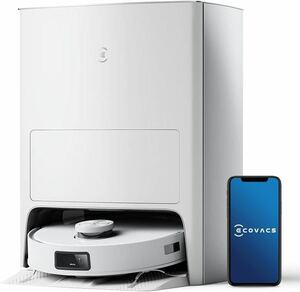 ECOVACS(エコバックス)DEEBOT T10 OMNI ロボット掃除機 回転型水拭き機能 5000Pa 障害物回避 3Dマップ 見守りカメラ Alexa対応 1スタ