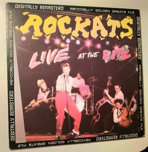 貴重デジタルリマスター盤!THE ROCKATS/LIVE AT THE RITZ LP ROCKABILLY LEVI DEXTER ロカッツ　ネオロカビリー　ストレイキャッツ