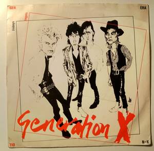 貴重3曲入り7インチ!GENERATION X/FRIDAYS ANGELS PUNK BILLY IDOL CLASH JAM SEX PISTOLS ジェネレーションX パンク　ニューウェーブ