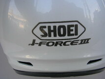 ☆SHOEI　J-FORCE3　Jフォース３　ジェットヘルメット　Mサイズ　ホワイト _画像4
