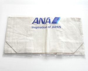 ANA エコバッグ 布製 バッグ ロゴ 全日本空輸 ノベルティ 航空会社 飛行機 航空機 限定品 レア グッズ トートバッグ 未使用 非売品 ロゴ