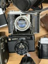 【b555】カメラおまとめ キャノン PENTAX MINOLTA ヤシカ フジカ SONY 一眼 二眼 レフ フィルムカメラ レンズ ビデオ_画像3