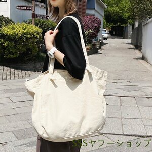 レトロ キャンバス/帆布 ショルダーバッグ メンズ レディース リュックサック トートバッグ 2way 大容量 カジュアル ブラック