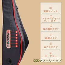 マッサージ枕 全身 腰 足 背中 肩 首多機能マッサージ器 電熱 マッサージ機 小型 ネックマッサージャー プレゼント温熱 ems 敬老の日_画像5