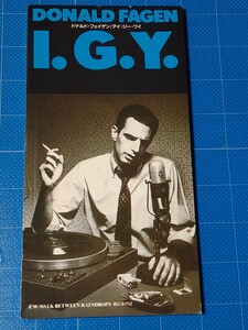 8cmシングル ドナルド・フェイゲン/アイ・ジー・ワイ/雨に歩けば/DONALD FAGEN/I.G.Y/WALK BETWEEN RAINDROPS/再生確認済/WPDR-3035/