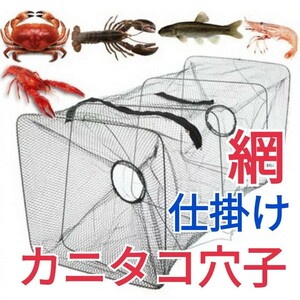 仕掛け網小　カニタコ穴子根魚ウナギ等狙い