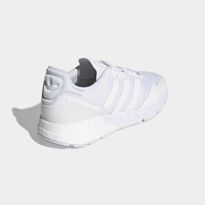 新品未使用 adidas Originals 26.5cm アディダス Originals ZX 1X BOOST ブースト スニーカー シューズ ホワイト 白 箱無し 正規品の画像6