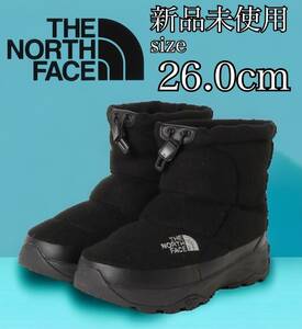 新品未使用 THE NORTH FACE 26.0cm ノースフェイス ヌプシブーティ 中綿 ブーツ 名作 撥水 ウール 人気 ブラック 黒 箱無し 国内正規品