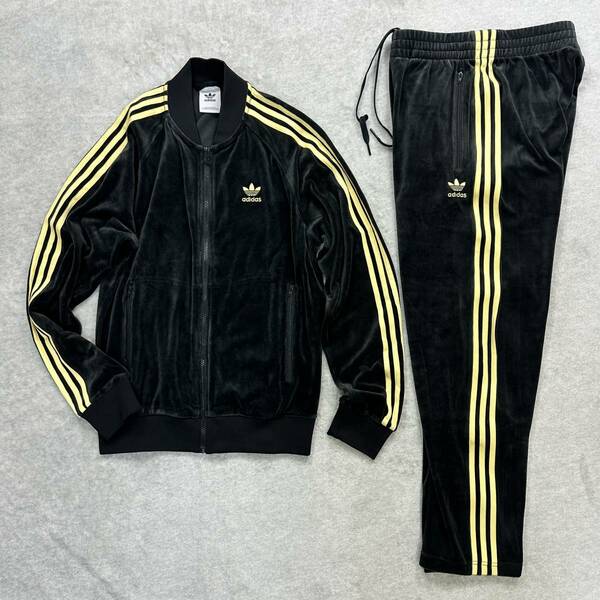 【ベロア】新品未使用 adidas Originals Mサイズ アディダス オリジナルス セットアップ 上下 ジャケット パンツ ボトムス 常田大希着用