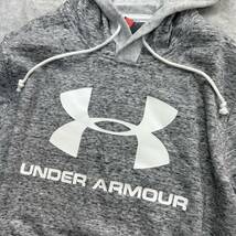 Lサイズ 新品未使用 UNDER ARMOUR アンダーアーマー スウェット セットアップ グレー パーカー フーディ ジョガーパンツ 人気 軽量 正規品_画像3