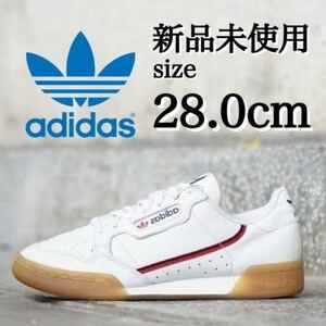 新品未使用 adidas Originals 28.0cm CONTINENTAL 80 アディダス オリジナルス コンチネンタル スニーカー シューズ プレミアムレザー 箱有