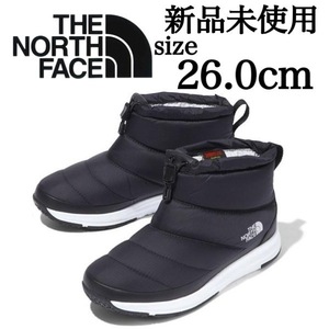 新品未使用 THE NORTH FACE 26.0cm ノースフェイス ヌプシ トラクション ライト ミニ TNF ウィンターブーツ 冬靴 ブラック 黒 正規品