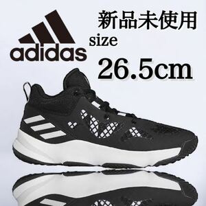 新品未使用 adidas 26.5cm アディダス PRO N3XT バスケットボール バッシュ スニーカー シューズ ブラック 黒 メッシュ バスケ 箱有り