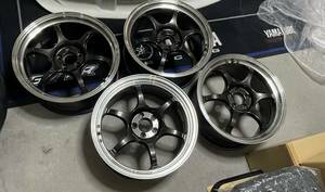 YOKOHAMA WHEEL ADVAN Racing RG-D2 4本セット　17x7.5J PCD100 5H INSET 38