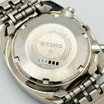 極希少◆SEIKO セイコー 5スポーツ 6139-6010 Bruce Lee◆スピードタイマー Speed-Timer クロノグラフ 自動巻/ヴィンテージ/メンズ腕時計_画像7