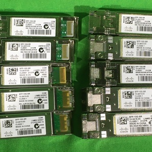 【埼玉発】【CISCO】 10G BASE SFP+モジュール SFP-10G-SR（10-2415-03）10個セット 【9-1913~27】の画像1