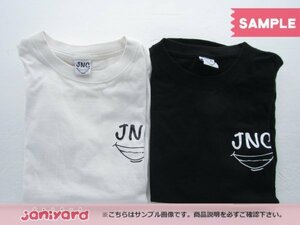 ジャニーズ Tシャツ ジャにのちゃんねる 白/黒 2点セット 二宮和也/中丸雄一/山田涼介/菊池風磨 Lサイズ [難小]