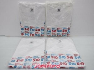 嵐 Tシャツ 4点セット 未開封・未使用品 ARASHI Anniversary Tour 5×10 フリーサイズ 半袖 [美品]