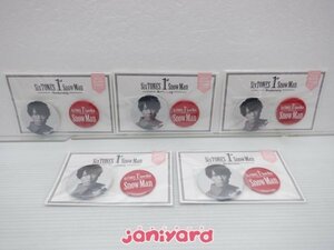 Snow Man Johnnys’ ISLAND STORE 1st Anniversary 缶バッジ 5点セット 宮舘亮太 [良品]