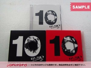 KAT-TUN CD 3点セット 10TH ANNIVERSARY BEST 10Ks! 期間限定盤1/2/通常盤 [難小]