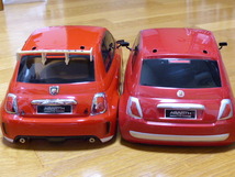 中古　タミヤ　アバルト500アセットコルセ （ TAMIYA FIAT ABARTH 500 ASSETTO CORSE）とジャンク　フィアット500_画像5